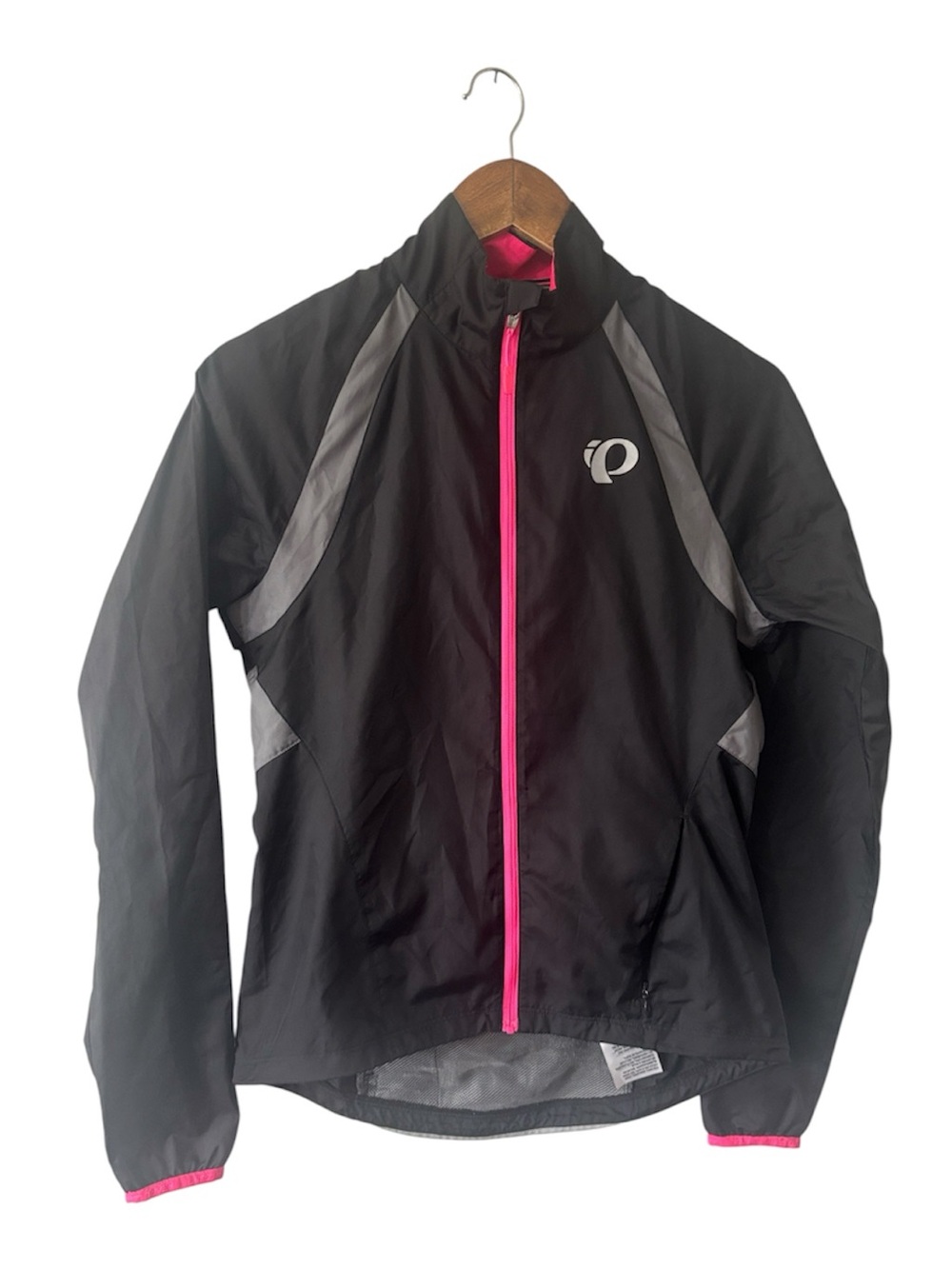 Pearl Izumi Black Pink Lightweight Cycling Biking Jacket Bike Cycle Size Small
